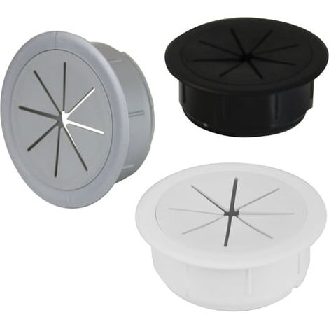 Pasacables (TAPA GOMA) D-70 Int-60 Blanco (1/3)