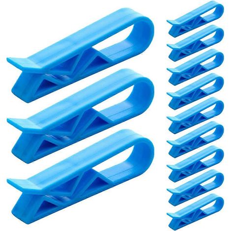 Clips de sacs poubelle en plastique résistant, paquet de 40 (1/5)