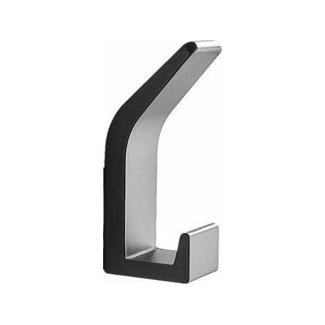 3-teiliges Klebehaken-Set, Aluminium-Wandhaken für Badezimmer, schwarzer Handtuchhalter, Geschirrtuchhalter ohne Bohren für Garage und Büro (1/5)