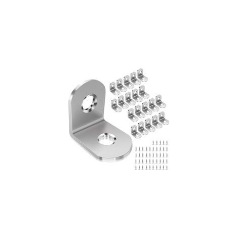 Équerre de Fixation en Métal equerre Inox,Lot de 20 Équerres de Fixation 2020mm pour la Fixation et la Réparation de Meubles (1/5)
