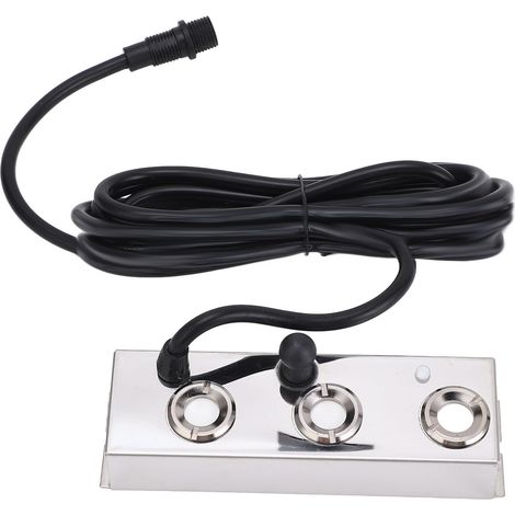 Brumisateur ultrasonique 3 têtes Inox 36V IP67 Câble 3m Brouillard dense silencieux pour jardin terrasse bassin extérieur (1/5)