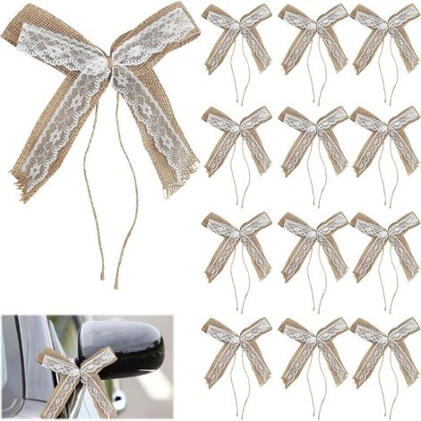 Lot de 30 nœuds décoratifs pour voiture, rubans décoratifs pour voiture, chambres, vêtements, cheveux (1/5)