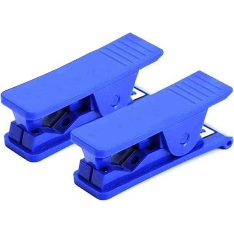 2 Pièces Coupe Tuyau,Couper Jusqu'à 16mm 3/4 Pouce Coupe-Tube en Plastique économique en Caoutchouc de Silicone Souple Pvc Pu en Nylon Tube de Tuyau en Plastique Coupe-Outil Outil de Coupe