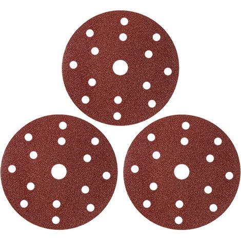 Disco abrasivo da 150 mm e disco abrasivo da 150 mm Disco abrasivo autobloccante da 150 mm Grana 100 50 dischi abrasivi Ideale per levigatrice,