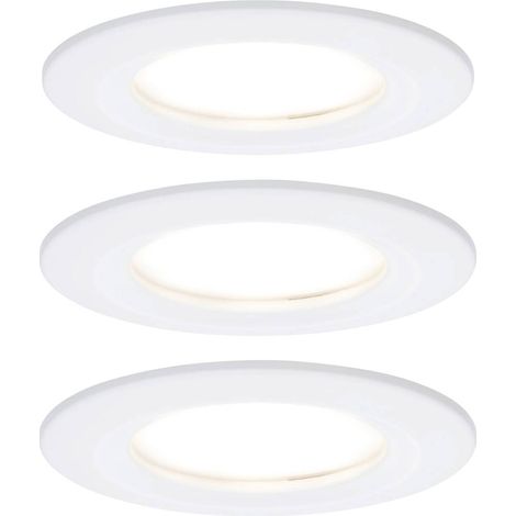 3x Faretti da incasso a soffitto a LED Lampade per ambienti umidi per bagno Lampade ALU Paulmann 938.70 (1/5)