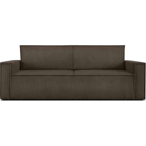 KONSIMO NAPI Schlafsofa in Pet Friendly Cord-Stoff, braun (1/5)