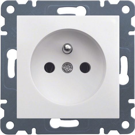 Lumina Enchufe individual con/sin 16A blanco WL1020