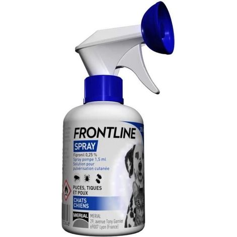 Spray - Anti-puces et anti-tiques pour chien et chat - 250ml