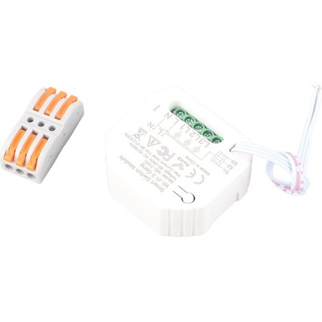 Interrupteur Intelligent WiFi 3 Boutons, Compatible avec Enceintes Connectées et Application Mobile (1/5)