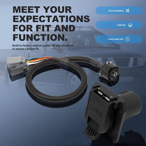 56443 ist geeignet für die Anhänger-Kabelbäume der Ford F-250, F-350, F-450, F-550 und F-650 Modelle der Baujahre 20-24. (1/4)