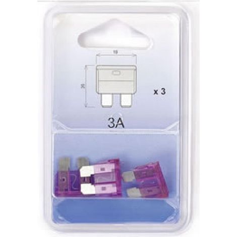5x 3 Fusibles enfichables 25A