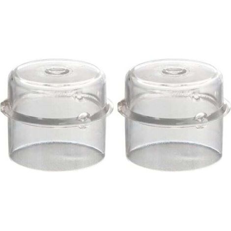 Lot de 2 couvercles de tasse à mesurer de 100 ml pour robot culinaire Thermomix TM5 TM6 TM31, pièces de rechange transparentes pour mixeur