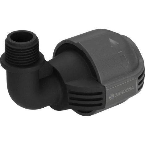 GARDENA Pieza en L (90º) 25 mm x 15/21 (1/2”) - macho (02780-20) (1/4)