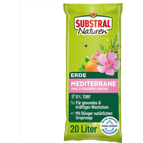 SUBSTRAL® Naturen® Mediterrane und Zitruspflanzenerde torffrei - 20 Liter (1/5)