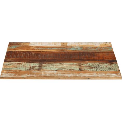 Piano Tavolo  Piano Scrivania Rettangolare 70x80 cm 15-16 mm Legno di Recupero DAS838668 (1/5)