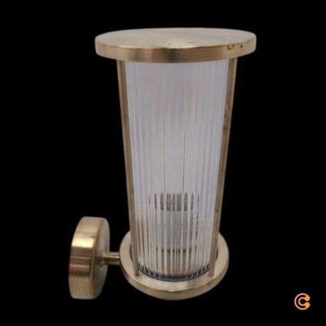 [NEUWERTIG] B-Ware Nordlux Außenwandleuchte Linton Gartenleuchte Messing IP54 30cm hoch dimmbar (1/2)