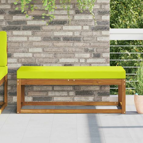 Sitzkissen für Outdoor Grün 111,5 x 40 x 8 cm 100 % Polyester