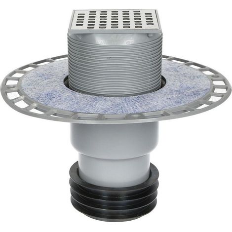 airfit bonde de sol Profi Plus avec bride d'étanchéité, grille posée sur la surface