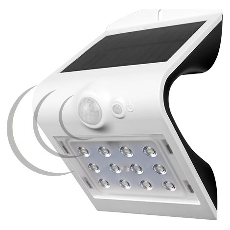 PROIETTORE SOLARE LED 1,5W 4000K IP65 PIR. (1/2)