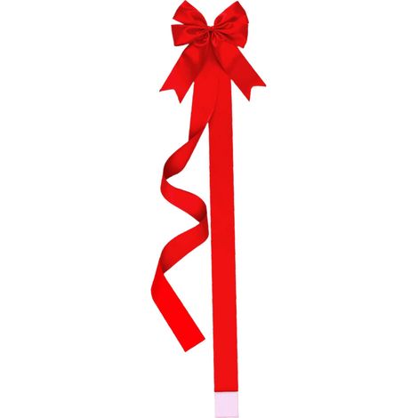 Décoration suspendue avec nœud papillon de noël-dés rouges 1 PC