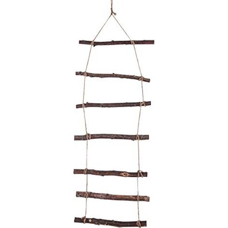Rayher 65282505 Scala legno da appendere, naturale, 96x30x2cm (1/3)