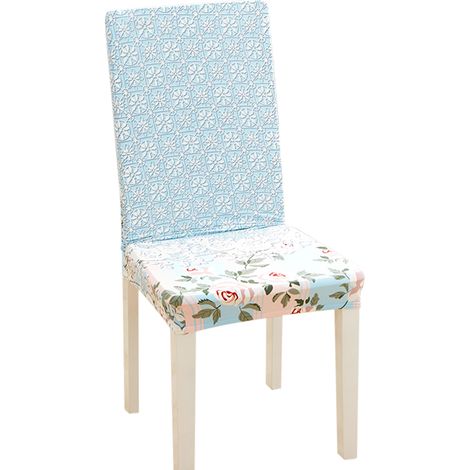 Housse De Chaise Élastique Imprimée - Tissu Respirant Lavable - Protection Pour Salle À Manger Hôtel - 1 Pièce (1/5)