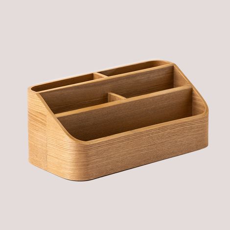 Organizador en Madera de Pino Bray SKLUM