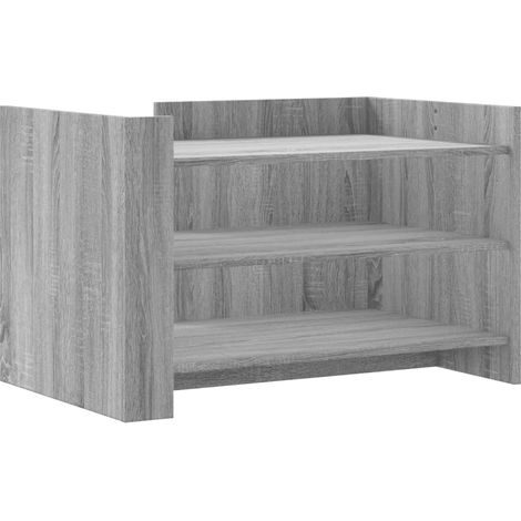 Maison Exclusive - Tavolino Salotto Grigio Sonoma 80x50x50 cm Legno Multistrato