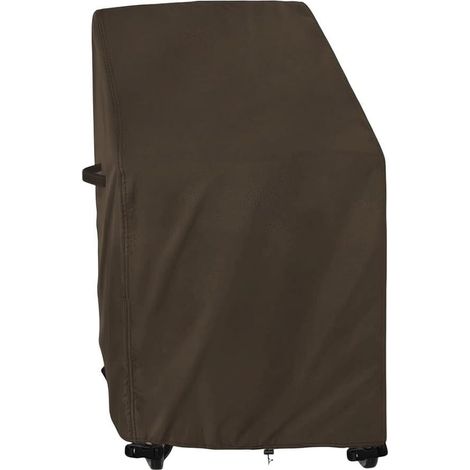Housse de déambulateur imperméable et résistante aux intempéries avec ourlet élastique pour jardin, terrasse - 66 x 72 x 90 cm (210D-gris) (1/5)