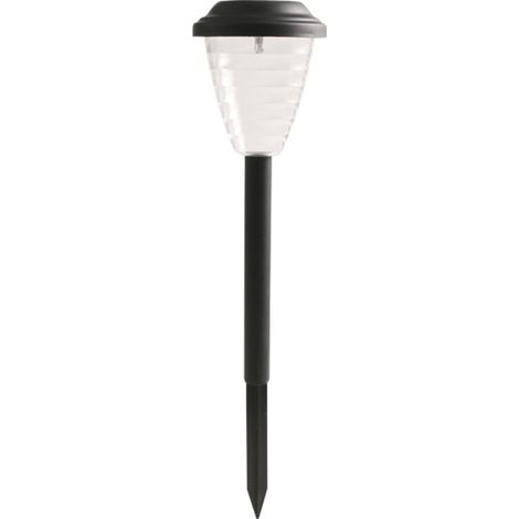 2 Pièces Lampe Solaire Exterieur Jardin, Lumiere Solaire Exterieur avec Colorée LED et Lumière Blanche Chaude, Étanche Lampe Solaire pour Pelouse (1/5)