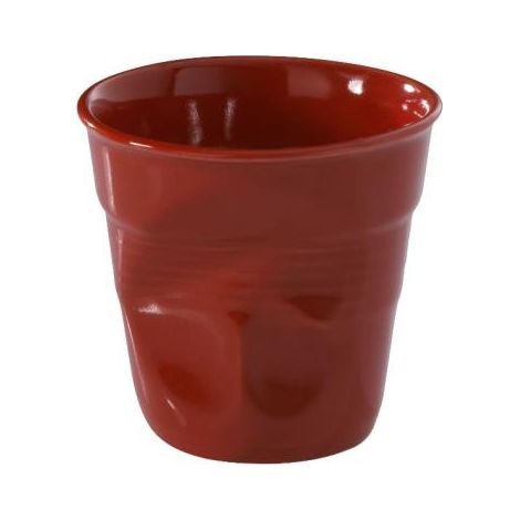 Becher revol Porzellan Froßierte Oberfläche 80 ml Rot (1/3)