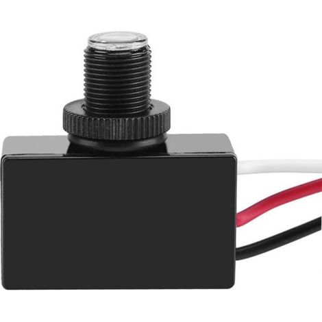Interrupteur Photoélectrique - Capteur Crépusculaire 120-277 V AC IP65 - Pour Éclairage Extérieur Jardin Parking - 1 Pièce (1/5)