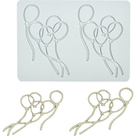 Moules en Silicone pour Chocolat en Forme de Ballons, Accessoires de Décoration pour Gâteaux (1/4)