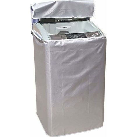 Tragbare, wasserdichte und UV-beständige Abdeckung für Toplader-Waschmaschinen. (1/4)