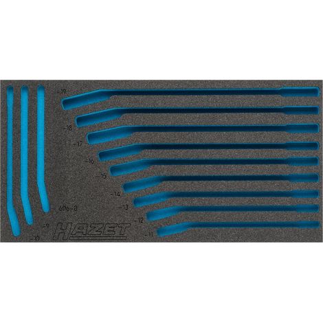 Garniture en mousse souple bimatière 163-385L ∙ L x l : 342 mm x 172 mm (1/2)