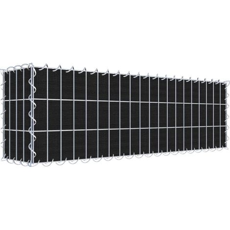 Gabiondeco - Gabion a végétaliser avec toile non-tissée 100 cm x 30 cm x 20 cm (L x H x P). maille 5 cm x 10 cm. spirale - Made in Germany (1/3)