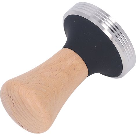 Einheitlicher, sicherer, praktischer und komfortabler Kaffeestampfer, schwarzes Küchenwerkzeug, 58 mm/2,3 Zoll (1/5)