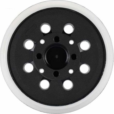 Platorello abrasivo da 125 mm con fissaggio a strappo, compatibile con PEX 300 AE 400 AE 4000 AE 125 mm -Crezuo