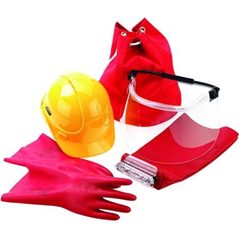 Set de protección Cimco 14 0255 gafas guantes 4 piezas