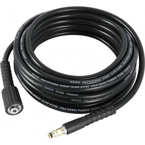 Tuyau haute pression 8 mètres, compatible nettoyeurs haute pression K2 K3 K4 K5, accessoire de nettoyage voiture et jardin, fixation adaptée (1/5)
