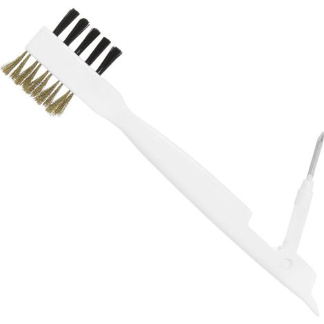 Brosse à récurer pour ustensiles de cuisine, brosse de nettoyage pour cuisinière à gaz, brosse pour carrelage, brosse pour fond de casseroles et poêles, équipement pour usage familial (1/5)