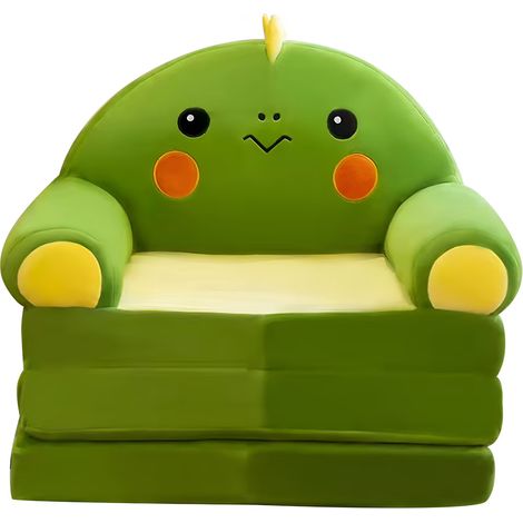 Fauteuil Enfant - Canapé Mini Pour Enfants 1 À 4 Ans - Convertible Lit Canapé Repliable - Velours Doux Lavable - 1 Pièce (1/5)