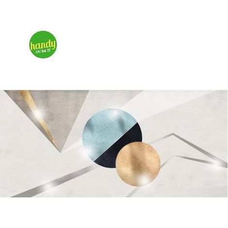 Quadro Lupia Mondiè Geometric Line 31 x 66 cm