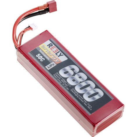 Reely Modellbau-Empfängerakku (LiPo) 7.4 V 6800 mAh Zellen-Zahl: 2 50 C Hardcase T-Stecksystem