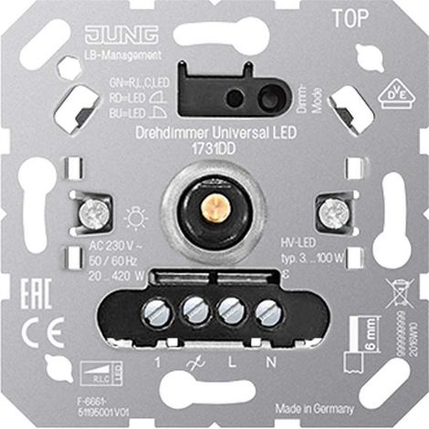 Regulador de intensidad universal para bombillas led JUNG 1731DD