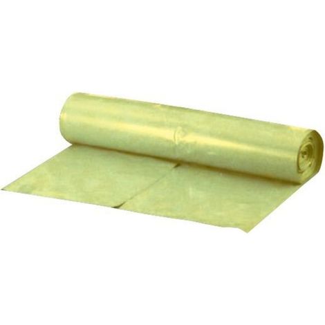 Sac poubelle 120 l jaune env. 42 mon rouleau a 25 pices (1/3)