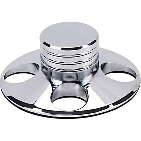 Stabilisateur de poids pour disques vinyles LP - Stabilisateur de disque en métal - Pour lecteur de disques vinyles LP - Argenté