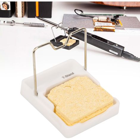 Support en T pour fer à souder, mini support en céramique blanche au dioxyde de zirconium pour TS100 TS80 (1/5)