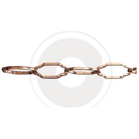 15 x CATENA P/LAMPADARIO FILO SAGOMATO 2,5MM BR