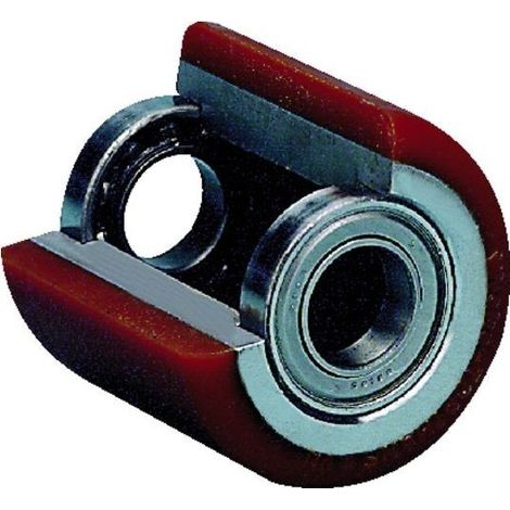 Rodamiento de polipropileno para transpaleta, diámetro 82 x 60, agujero 20